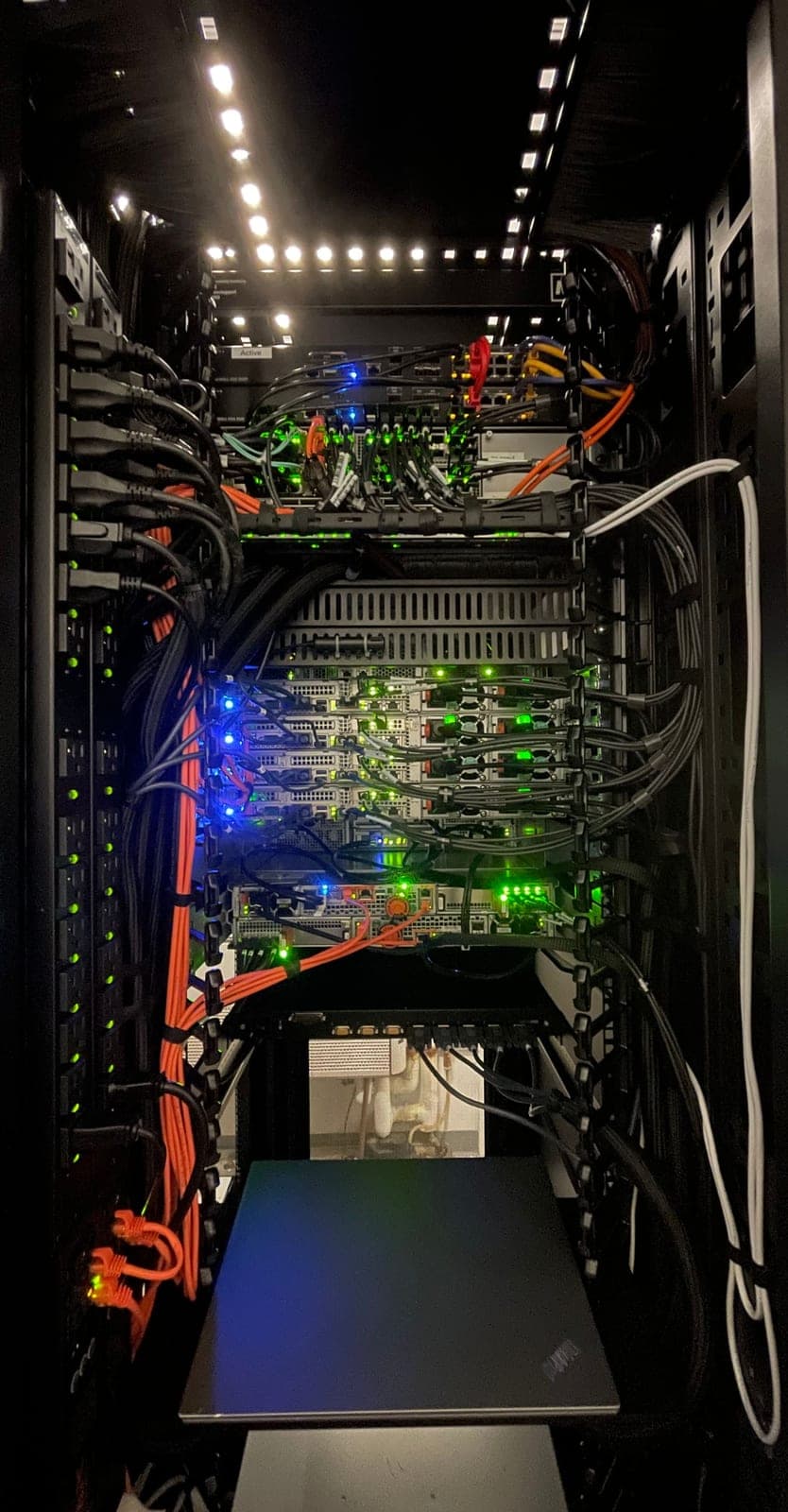 MakerBot server room after infrastructure overhaul